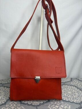 Red Leather Crossbody/Bag